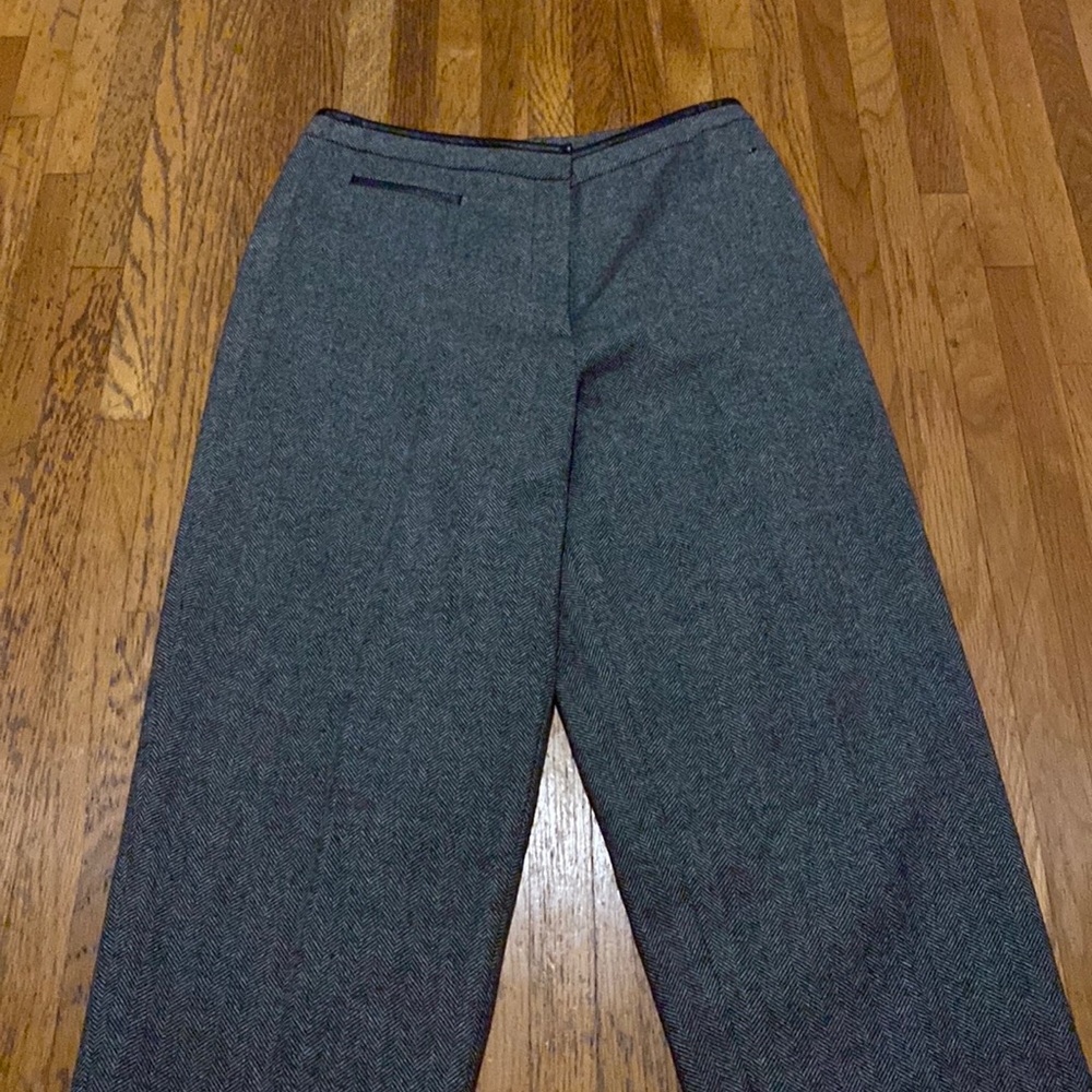 Black houndstooth pants size 8 petite